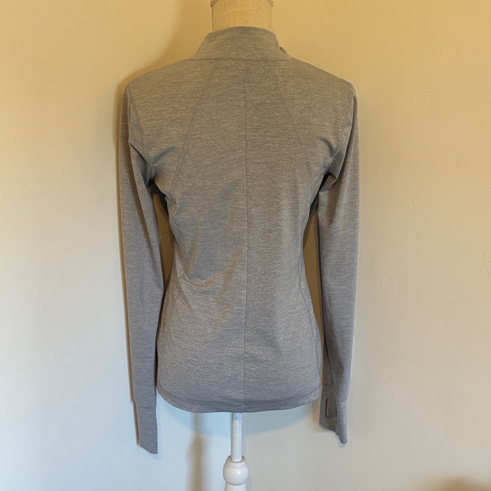 Forever 21 Gray Athleisure Zip-Up Jacket | Lightweight Activewear | Size Medium - Picture 2 of 5